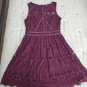 Lily Rose plum lace dress